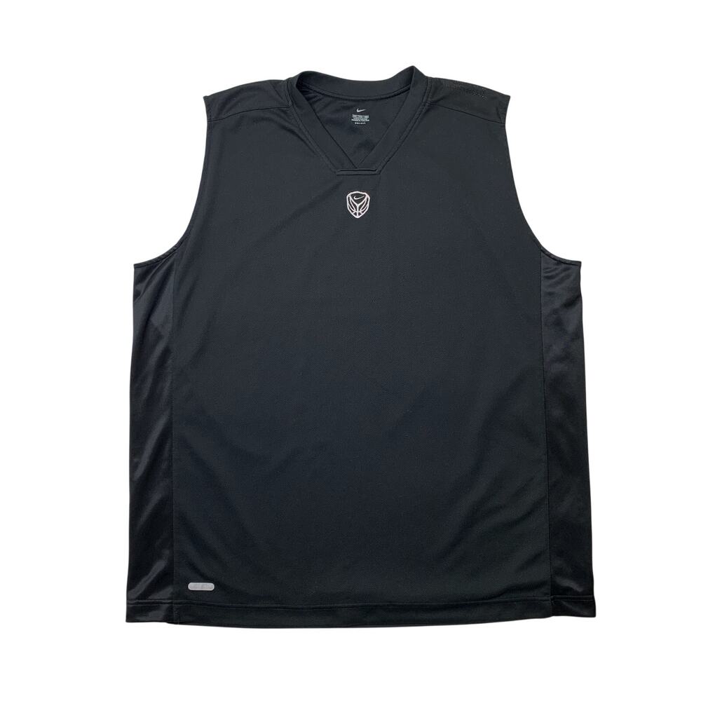 Vintage Nike Shirt Men XXL Dri Fit Double Lined Sleeveless Basketball Jersey Y2K